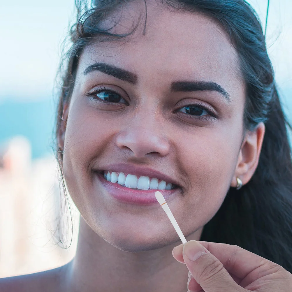 100 قطعة فيتامين E عصا الشفاه ترطيب مسحة أعواد قطنية يمكن التخلص منها للشفاه الجافة المحمولة العناية بالفم توريد ترطيب العناية بالشفاه #3