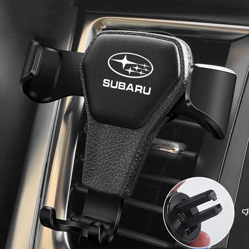 Gravity Car Phone Holder Air Vent Clip Cell Phone Stand Support For Subaru STI Forester Crosstrek Outback Legacy Levorg Mpreza