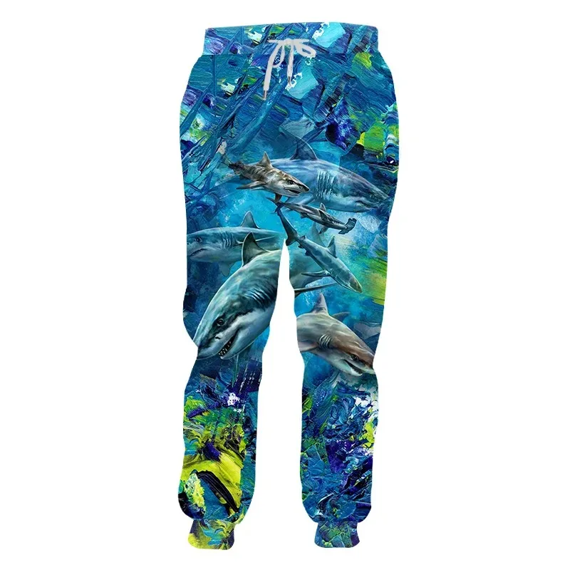 

Мужские джоггеры с 3D-принтом под змеиную кожу и узором акулы, уличные осенние спортивные брюки унисекс, повседневные штаны MP27