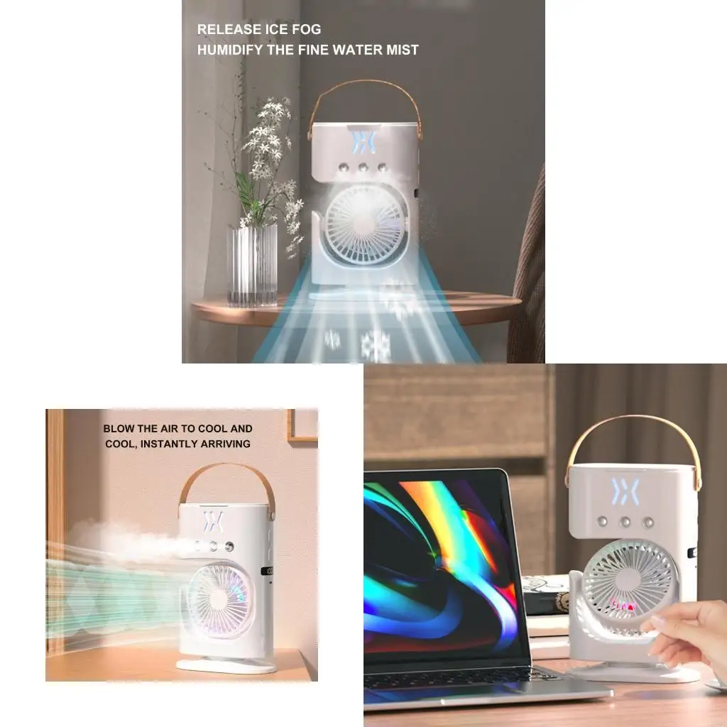 

19QE USB Перезаряжаемая фанатная стола вентилятор энергия экономя