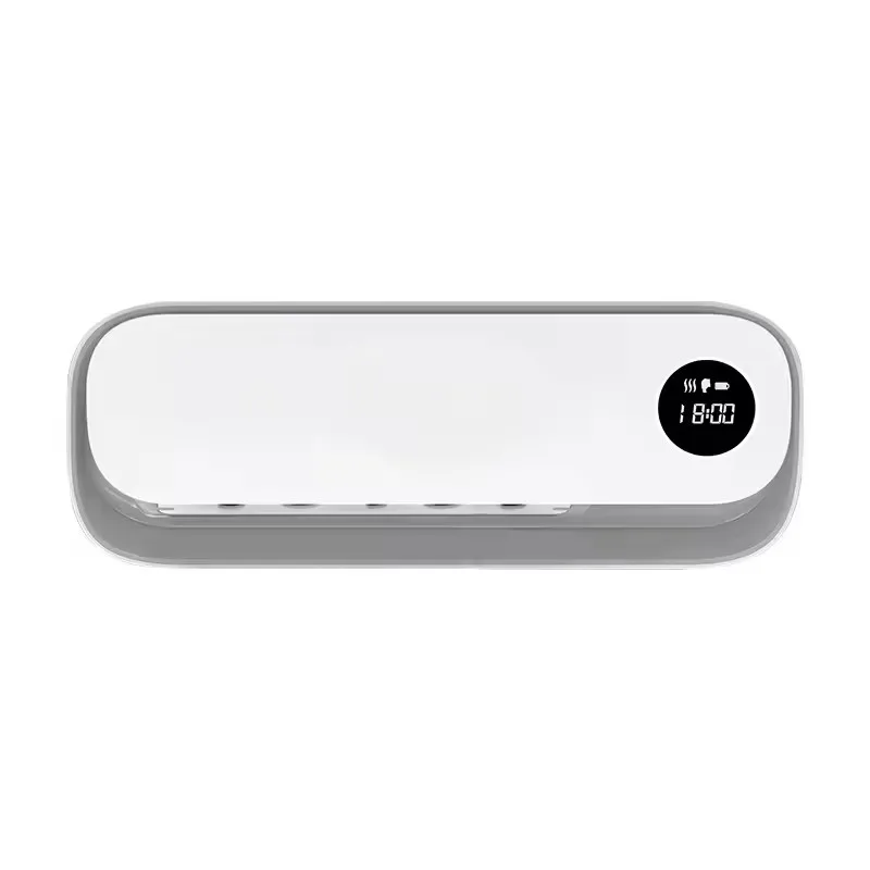 Zai Xiao Wall Mounted UV Toothbrush Holder with Fan Drying Intelligent Toothbrush Disinfector Inductive Night Light Bathroom Acc