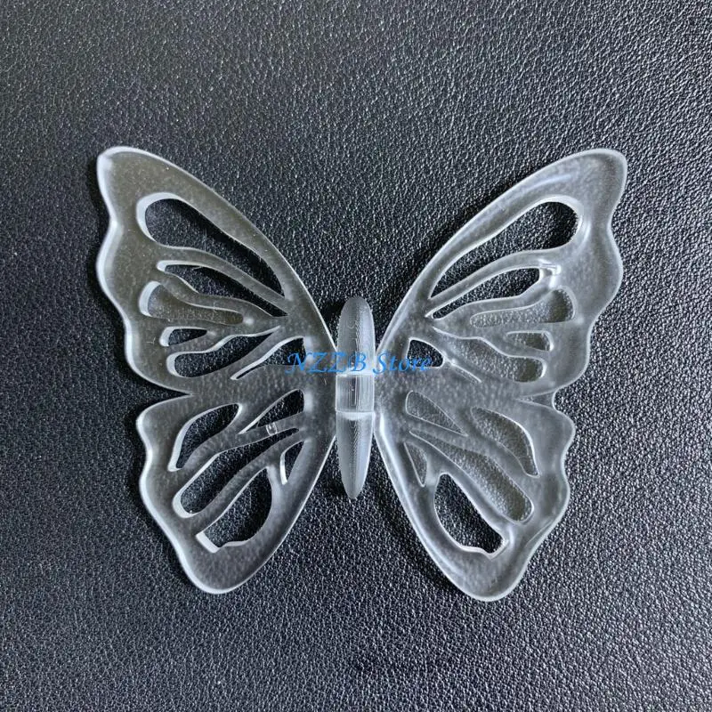 T21F Diy Kristall Dreidimensionale Große Schmetterling Ornamente Anhänger Silikon Form