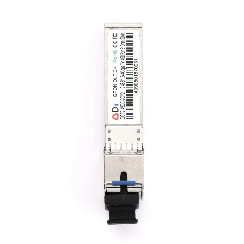 Une paire de déchets GPON OLT C + Optical Tech, 2.5Gbps, 3-7dBm, gpon olt ont sfp, routeur fibre optique, distance 20km, 20km