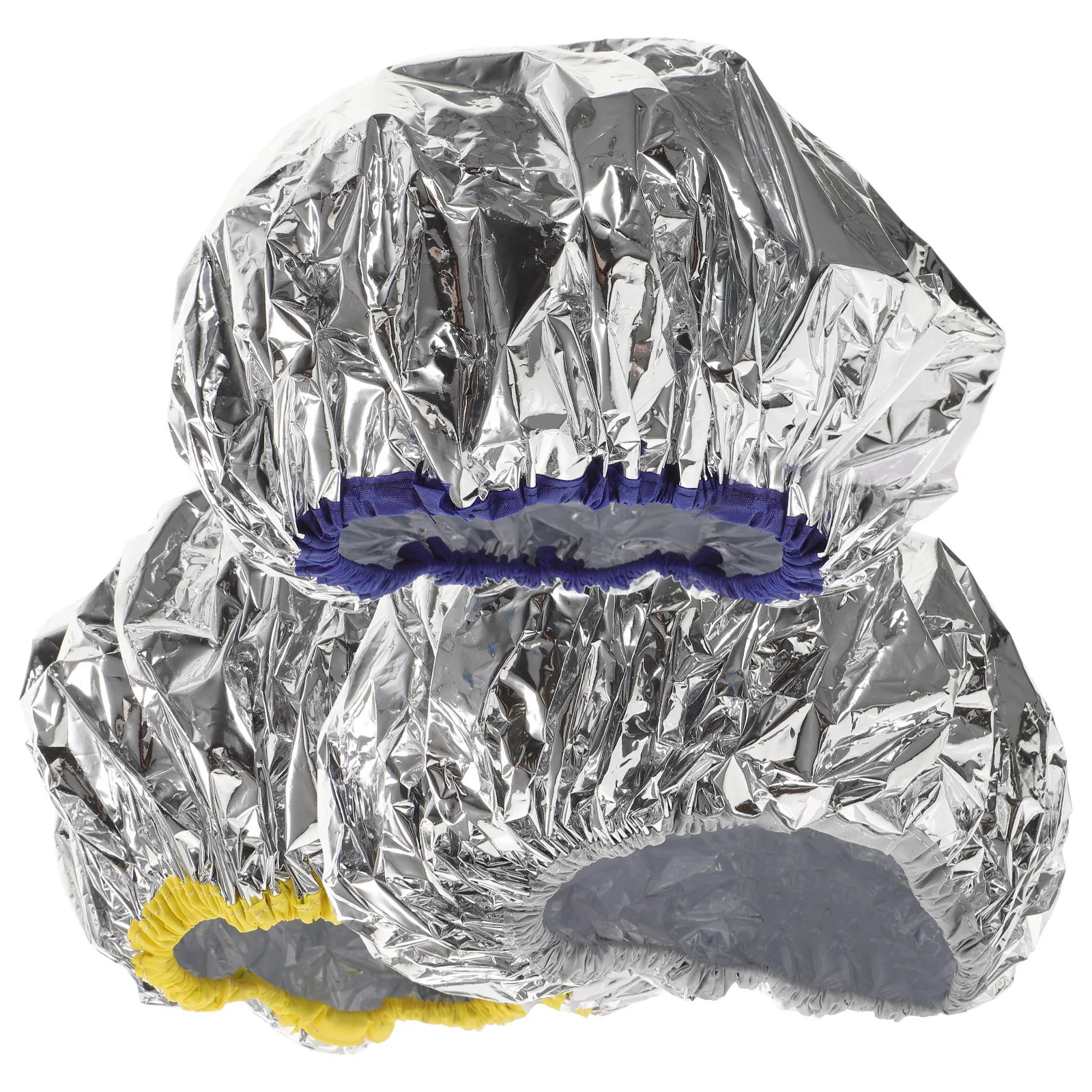 

3Pcs Hair Coloring Caps Elastic Tin Foil Caps for Hair Mask Deep Conditioning Heat Cap Salon Spa Use Tin Foil Hat