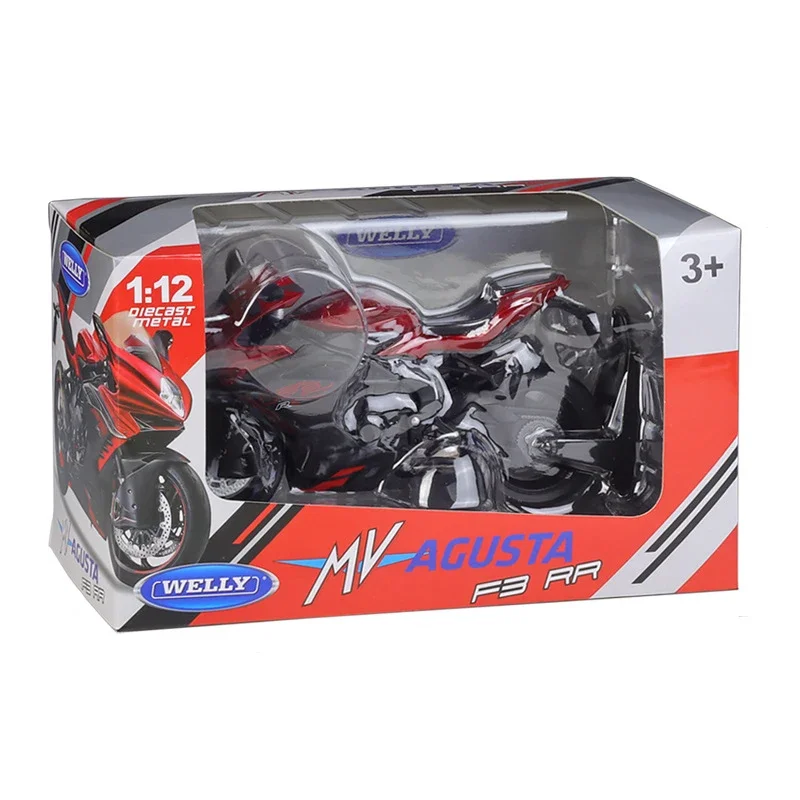 1:12 MV Agusta F3 RR 2022 Alloy Motorcycle Model Diecast Metal Vehicles Street Off Road Autocycle Collection Children Toys Gift