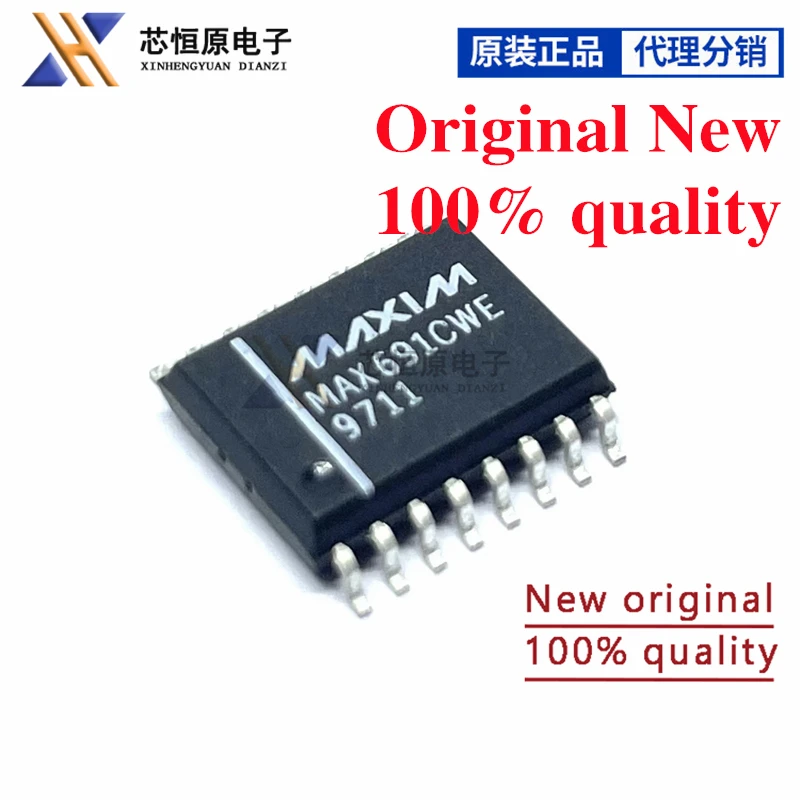 5pcs/lot MAX691CWE MAX691EWE MAX691 Sop-16 the Microprocessor Monitors the Brand New & Original