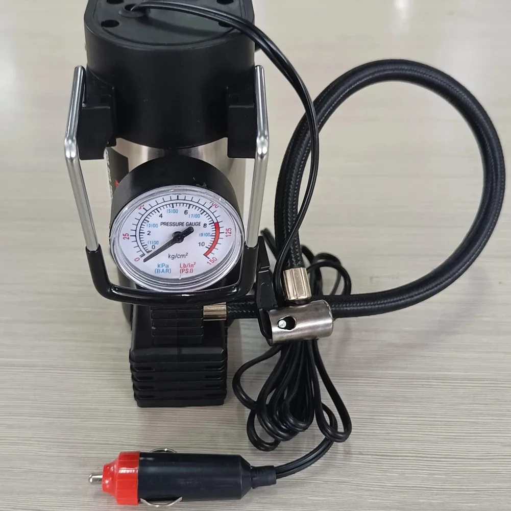 12V150psi Heavy Duty Deluxe Portable Metal Air Compressor Car Tyre Inflator Mini Compressor With Digital Display Inflatable Pump