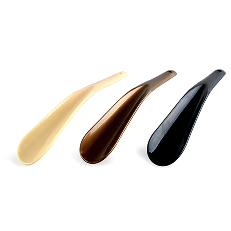 Fashion Style 1pcs 19cm Shoe Horns Professional Plastic Shoe Horn Spoon Shape Shoehorn Shoe Lifter