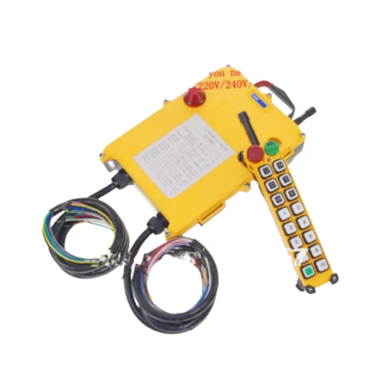 

16 Channels 1 Speed 1 Transmitters Hoist Crane Truck Radio Remote Control System with E-Stop Tell us the voltage you need