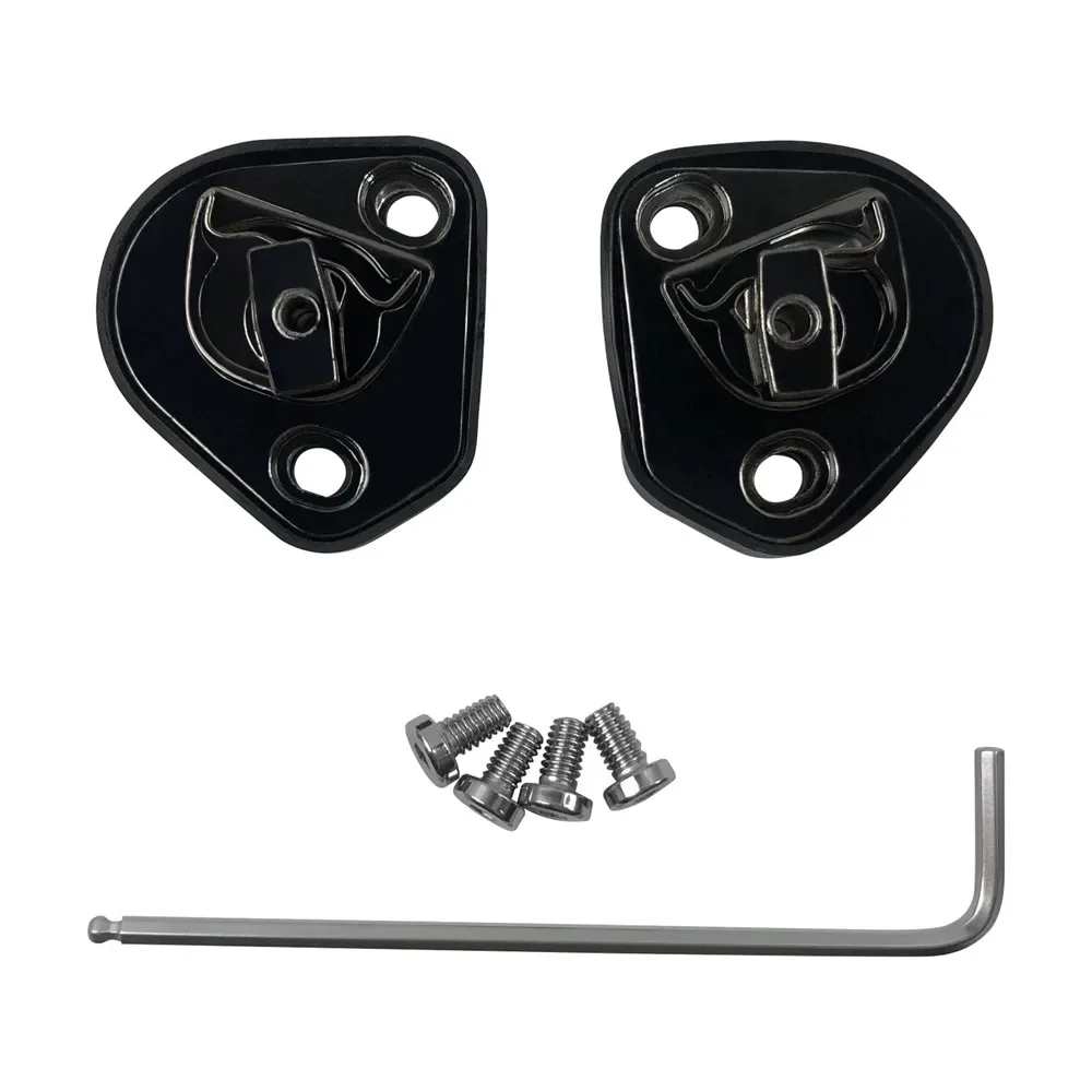 

Motorcycle Helmet Accessories A Pair of Pivot Kit Base Plate with Four Screws case for AGV Pista GPR GPRR Helmet Accessories