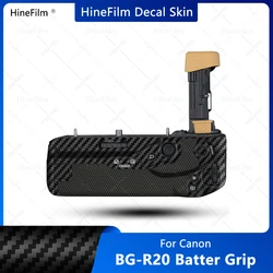 Hinefilm Skin for Canon BG-R20 Battery Grip Sticker r5ii R6II Camera Battery Grip BG R20 Wrap Cover R5 R6 Battery Skin BGR20