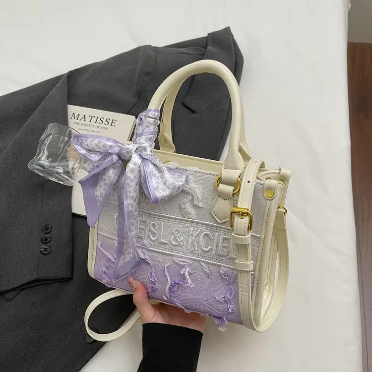 

Женская сумка через плечо в корейском стиле, большая вместимость, 2026 год, высококачественная модная универсальная сумка-кроссбоди для поездок на работу