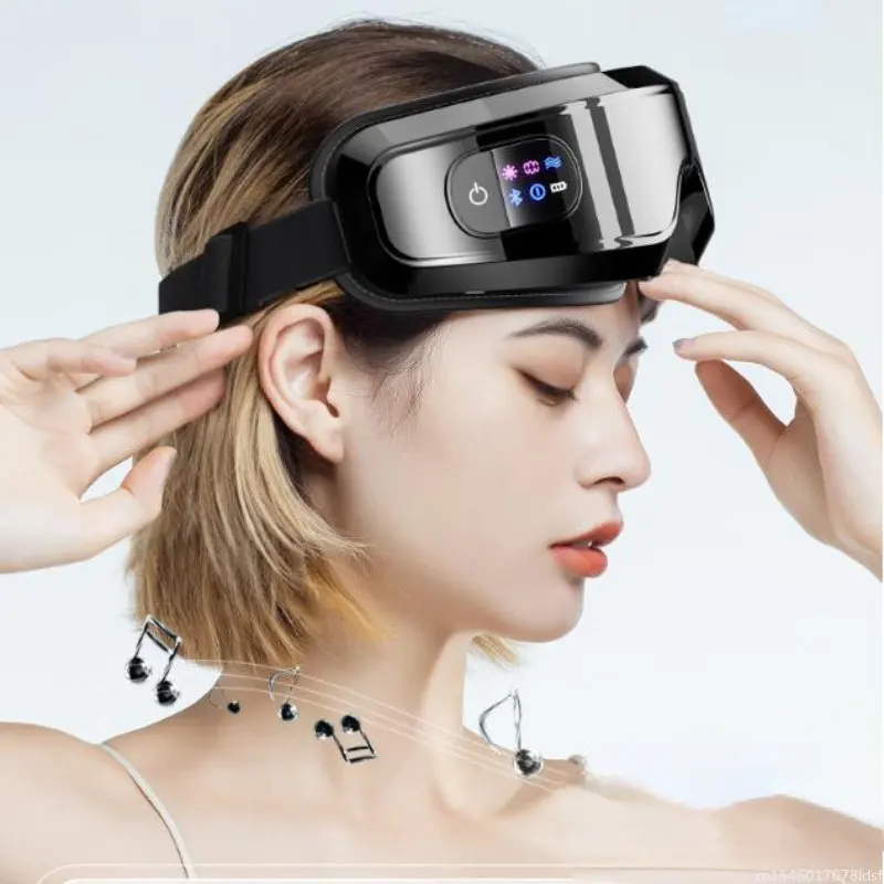 Youpin Eye Massager 16D Airbag Electric Massage Instruments with Heat Vibration Bluetooth Music for Relax & Reduce Strain