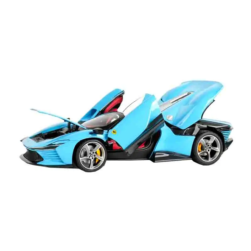 Burago 1:18 فيراري دايتونا Sp3 Sp 3 سبيكة سيارة نموذج محاكاة لعبة فاخرة مجموعة عرض مجموعة الهدايا #3