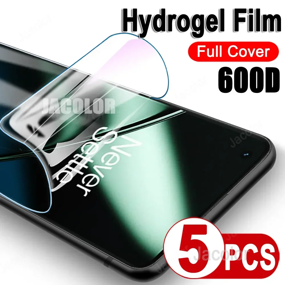 

5pcs Hydrogel Film For OnePlus 11 11R 10T 10R 10 9R 9 R T Pro 9Pro Water Gel Screen Protector Protection One Plus Plusone Onplus