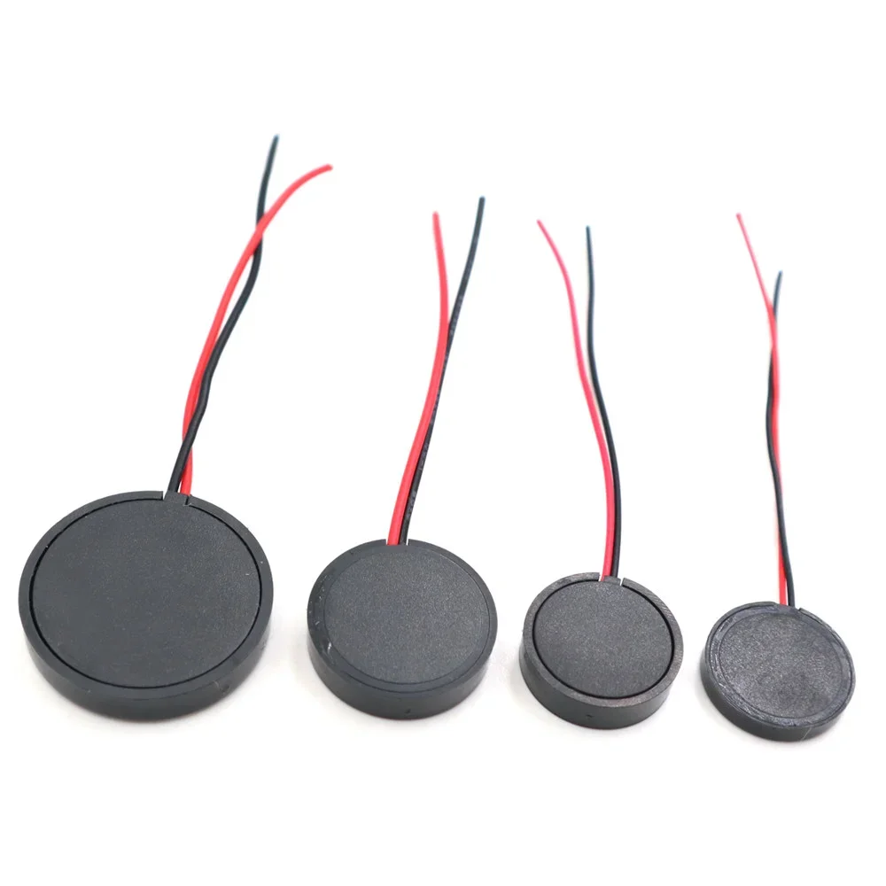 5PCS Passive Low Power Buzzer With Leads 10x2.5mm 17x7mm 30x60mm 1025/1325/1340/1404/1704/1707/2455/2320/3527