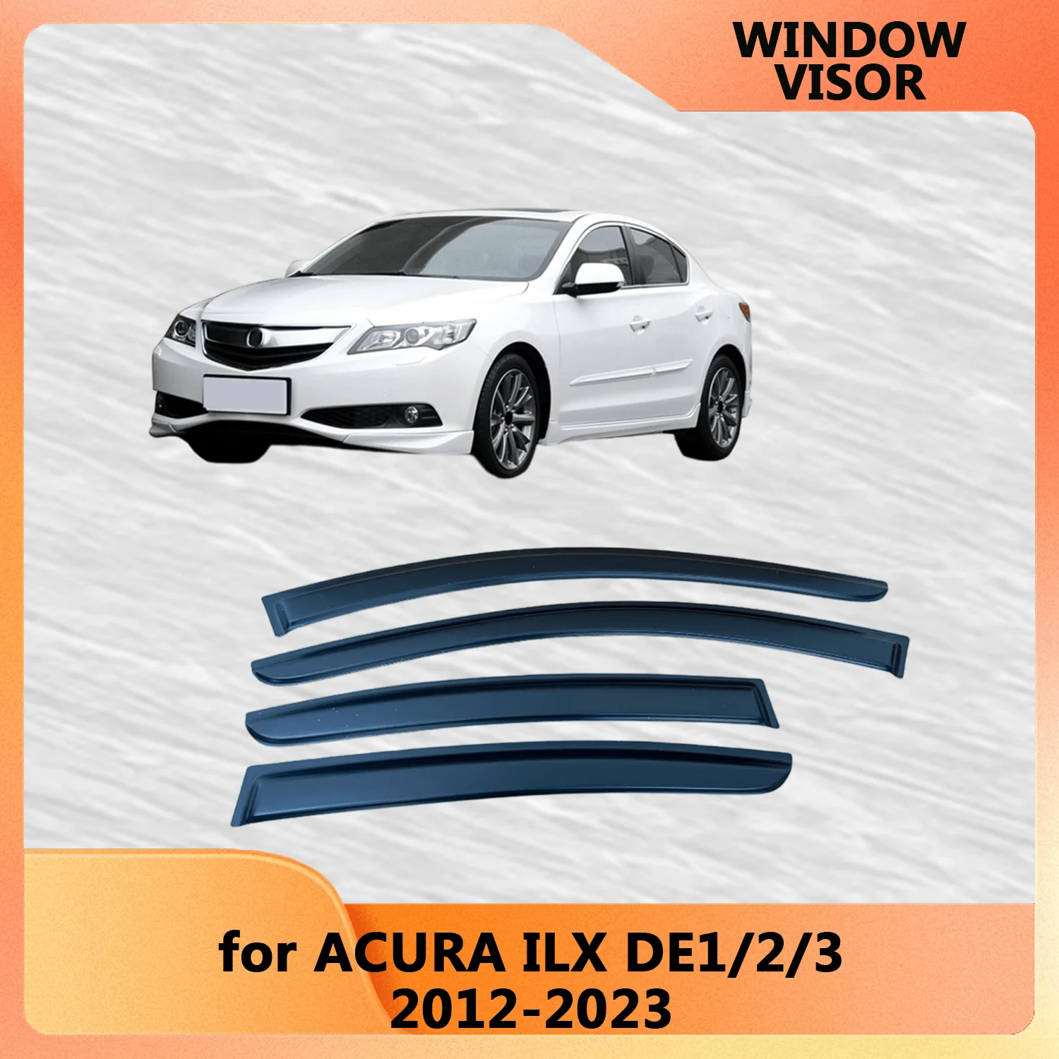 

Оконный козырек для Acura ILX 2012-2015 2016 2017 2018 2019 2020 2021 2022 2023 Ветровые дефлекторы Дождевики Дверной козырек Вентиляционные шторы
