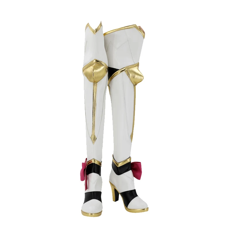 Genshin Impact Noelle Scarpe Cosplay Stivali Cavalieri Cosplay Scarpe da cameriera Noelle Stivali Cosplay Noell