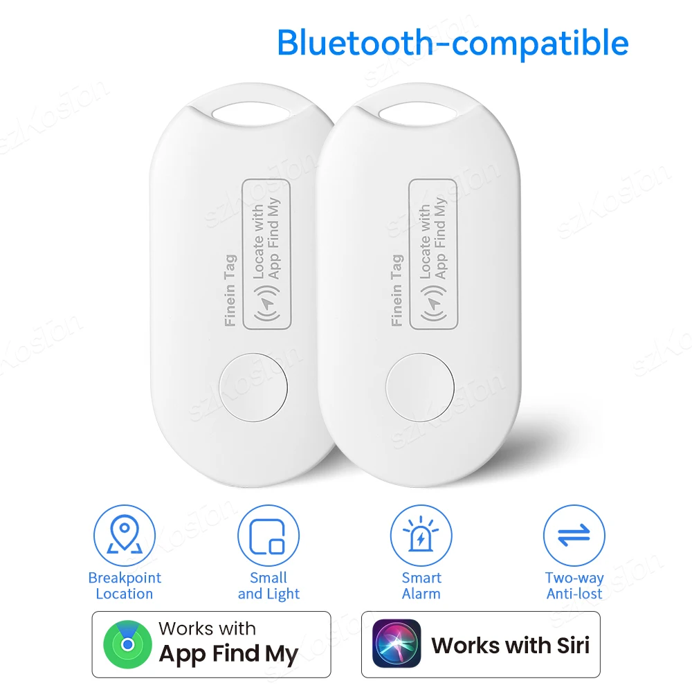 Rastreador Bluetooth para casa inteligente, Mini rastreador GPS Compatible con iOS, Find My para llaves, BILLETERA, bolsas, localizador de maletas