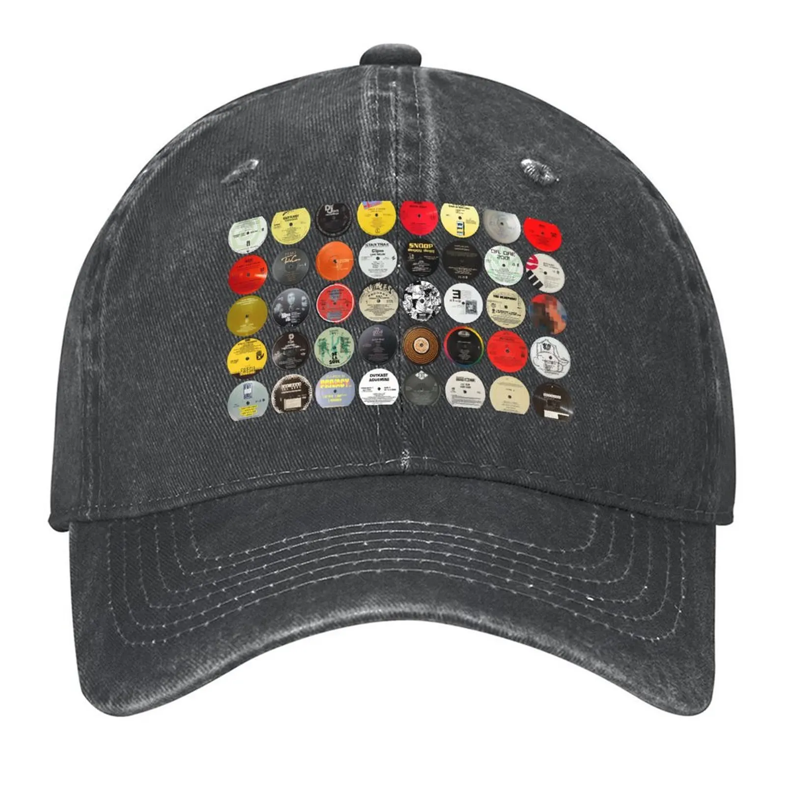 

Hip Hop Abstract Print - Vinyl Stickers - Greatest Hip Hop Music Baseball Cap Rave Kids Hat western Hat Mens Caps Women's