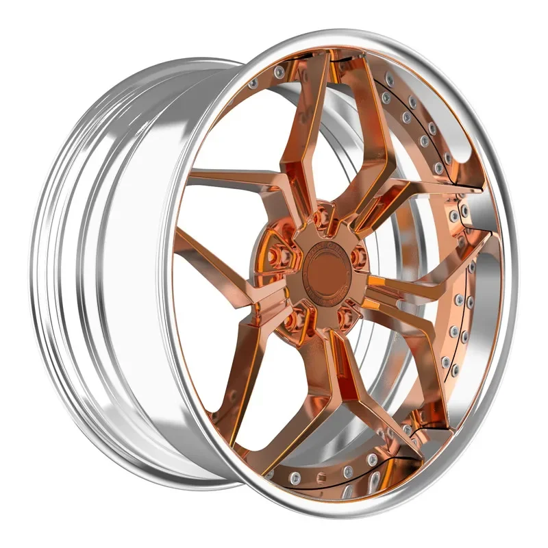 

Customized 19 inches two pieces forged car rims alloy wheel for sale