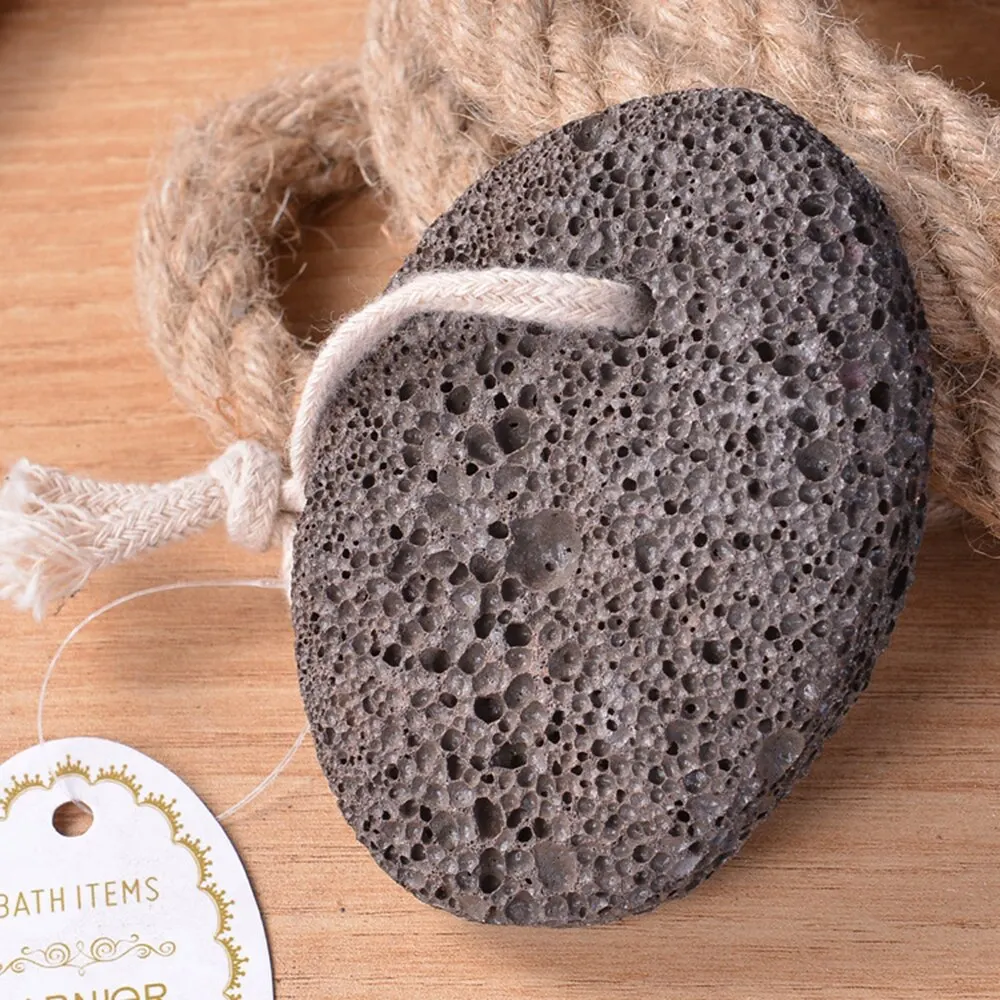 Pumice Stone, 스크러버 스톤 페디큐어 도구 손발 및 몸에 캘러스를 지우는 각질 제거를위한 천연 발 스크러버 