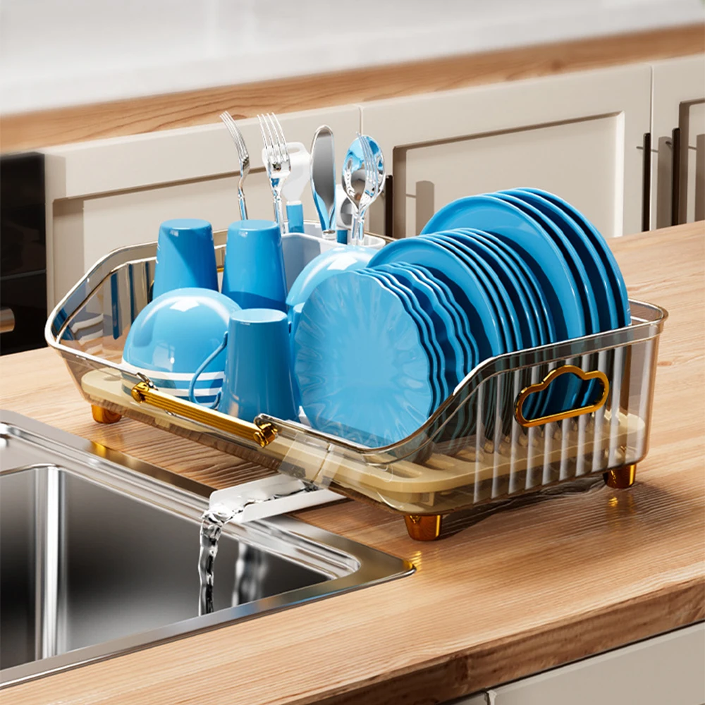 

Kitchen Dish Bowl Draining Storage Rack Tray Rack Plastic Tableware Bowl Dish Storage Box Kitchen Utensils Dish Storage Rack