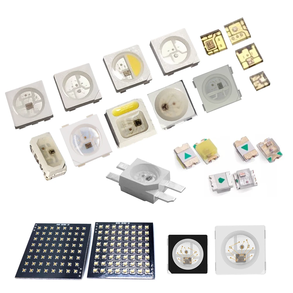 Individually Addressable SK6812 Mini 3535 5050 SMD RGB LED Chip Digital Pixel In-Built-In WS2812B LEDs DC5V SK6812MINI 3535