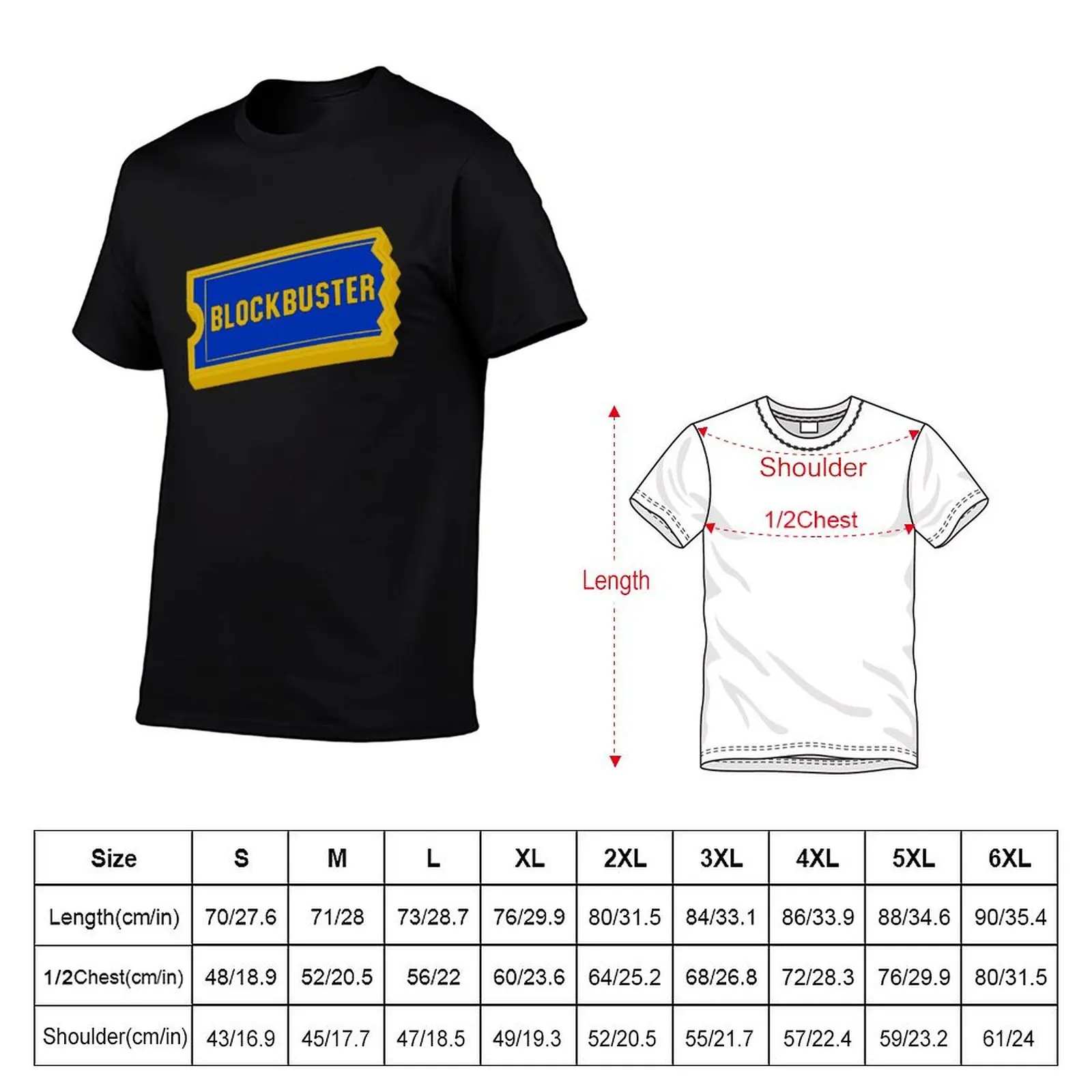 Blockbuster T-Shirt Festival Casual Short Sleeve
