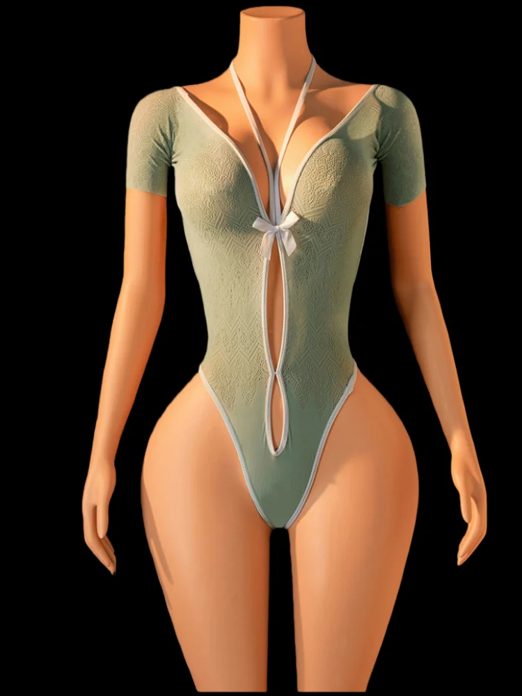 

Women's Sexy Underwear High Elastic Hollow Out Tight Transparent Mesh Tight Lingerie Clothes