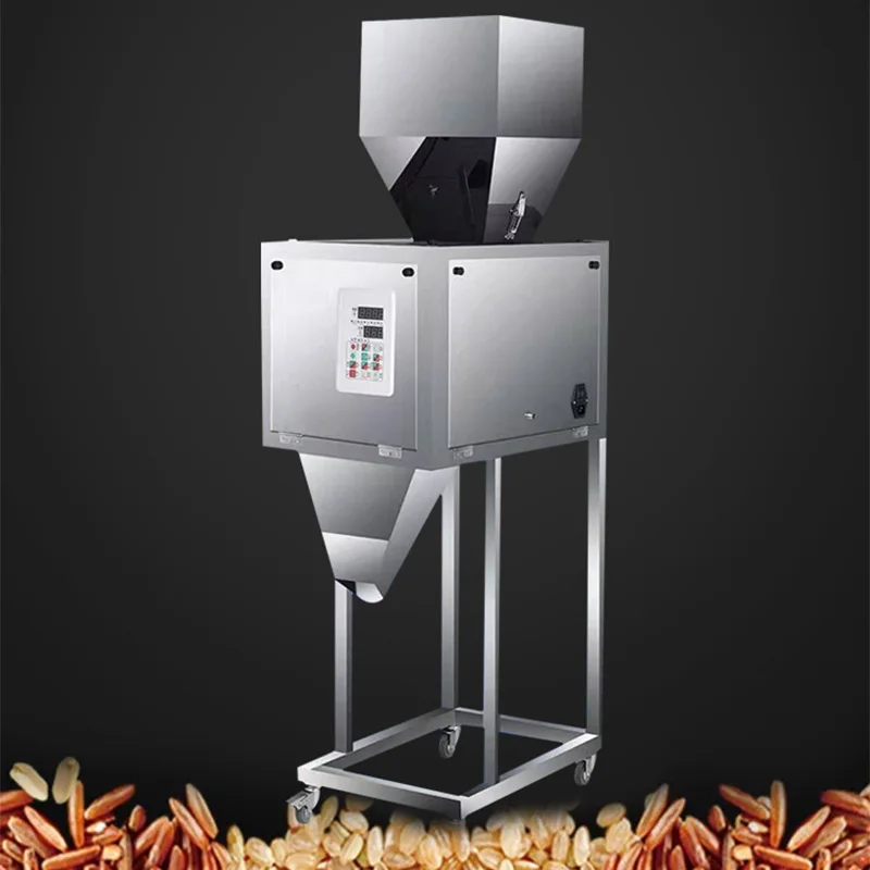 

Particle Ganule Automatic Weighing Filling Machine For Puffed Snacks Fried Chips Rice Crackers Popcorn Large Vibration Filler