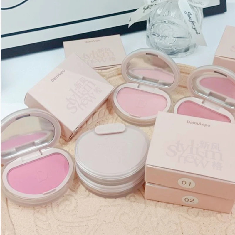 Blush sfumato evidenzia trucco nudo naturale colori schiarenti polvere opaca per guance bellezza viso trucco cosmetico fard