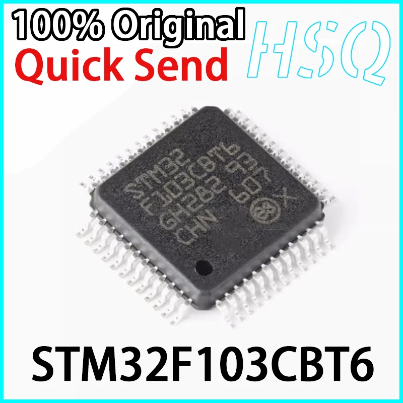 

2PCS Original STM32F103CBT6 LQFP-48 32-bit Microcontroller - MCU Brand New in Stock