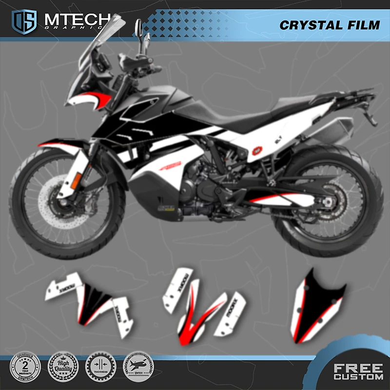 

DSMTECH Motorcycle Graphics For KTM 2019 2020 2021 2022 ADV790 19-22 ADV790 ADV-R Decals Stickers Kits 007