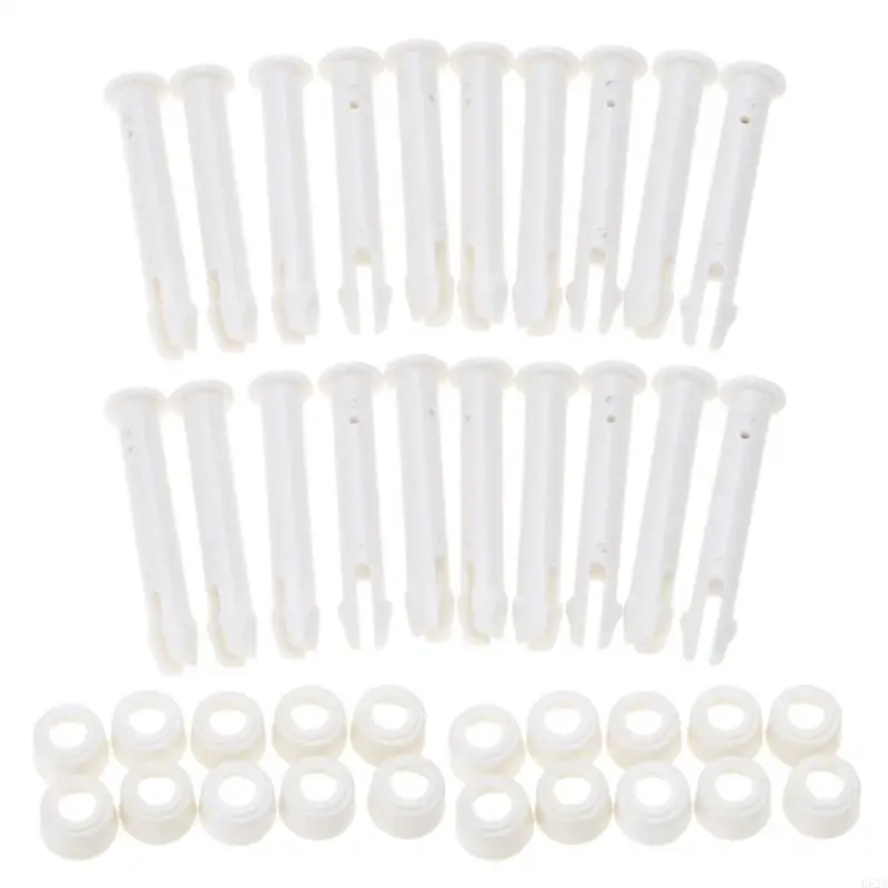 

652D 20 Pcs Pool Joint Pins for Above Ground Pools Plastic Swimming Pool Clips Replacement Lightweight Pool Joint Pins