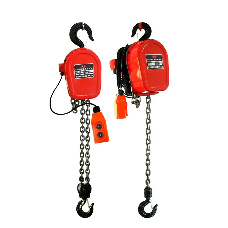 

DHS chain hoist crane 220380V1t2t3t5t fixed hook hoist ring chain electric hoist