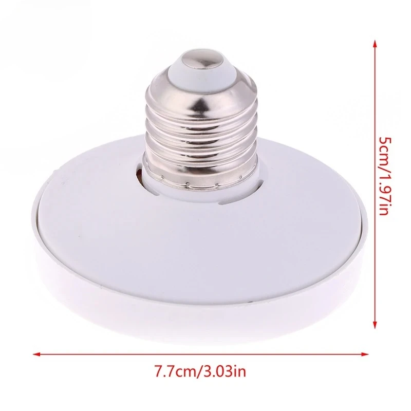 Screw LED Lamp Holder Converter Socket E26/E27 To GX53 Light Base Durable Bulb Base Adapter For For Energy Saving Cabinet Light