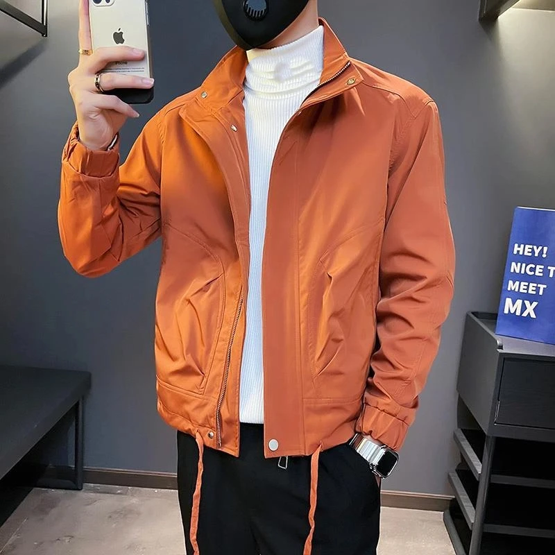 

Jacket and Outerwear for Men in Spring and Autumn, Thin, High-end, Trendy and Versatile, Men's New Style, Assault Jacket Top
