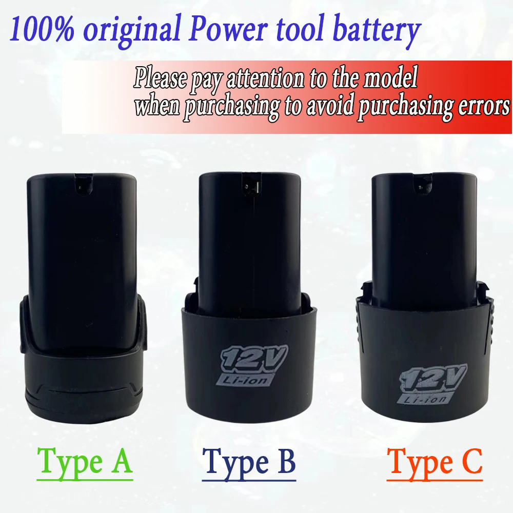 Universal 12V 6200mAH Rechargeable Li-ion Lithium Battery For Power Tools Electric drill Electric Screwdriver Battery