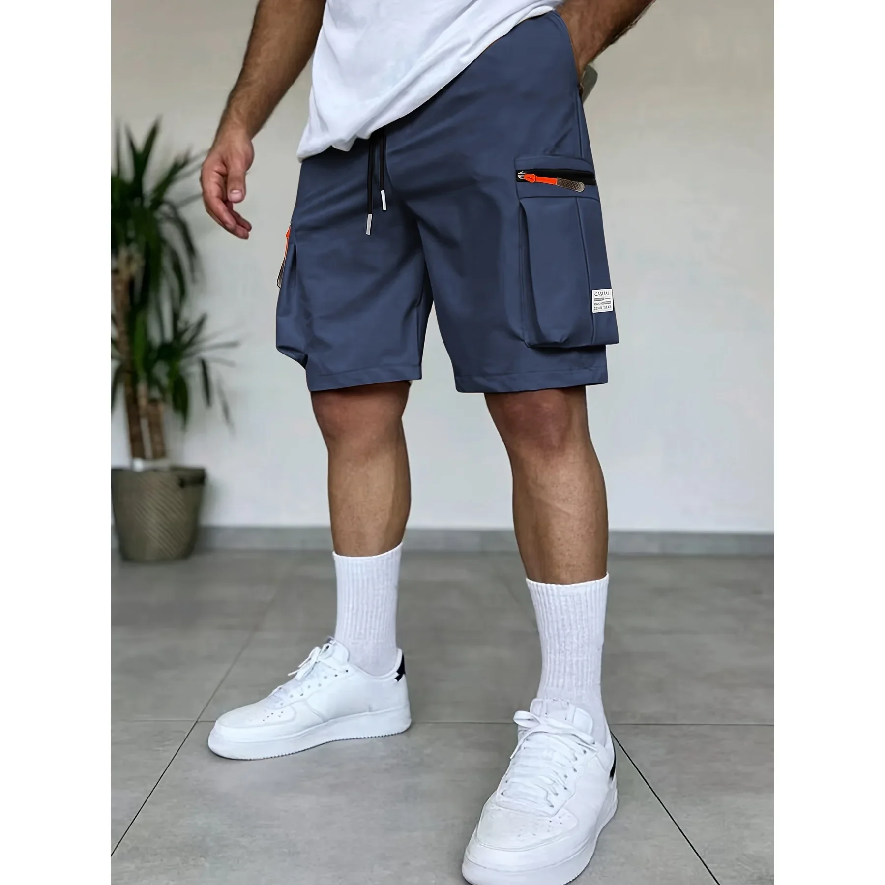 

Men's Casual Loose Summer Lightweight Quick Dry Beach Work Pants Shorts Breathable Comfortable Five-Point Sports Shorts