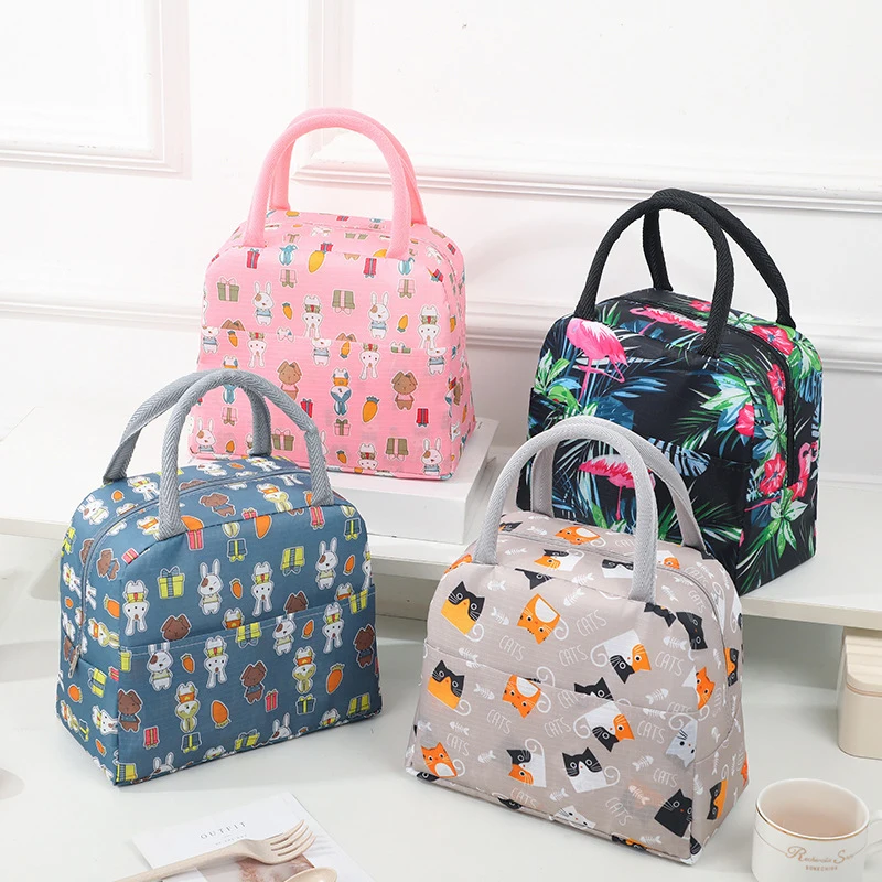 

Portable Lunch Bag Thermal Insulation Lunch Box Storage Bag Large Capacity School Lunch Box Bag Picnic Storage Bag
