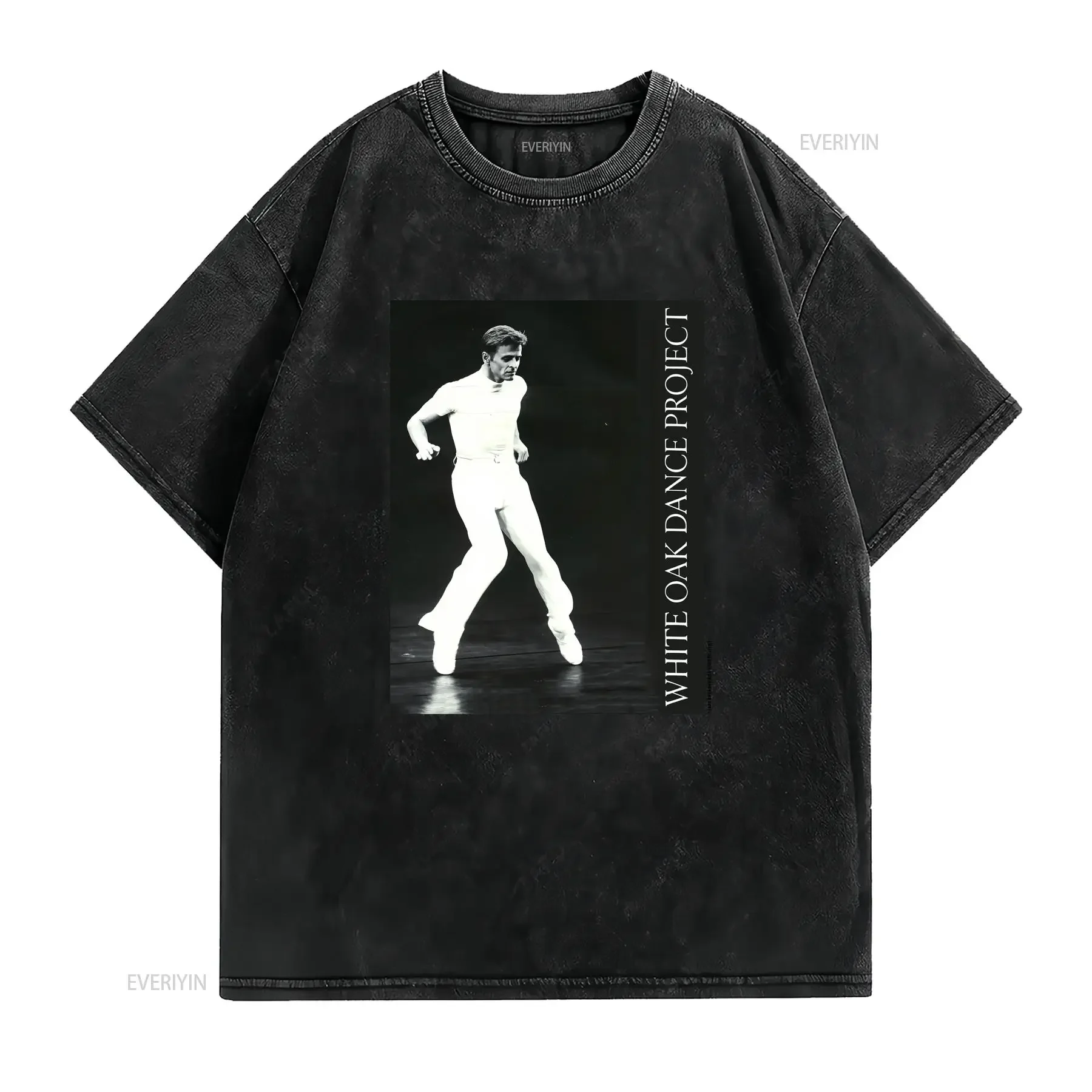 Vintage 90s White Oak Dance Project T Shirt Mikhail Baryshnikov 1995 VTG vintage Washed Casual fashion Stylish Soft