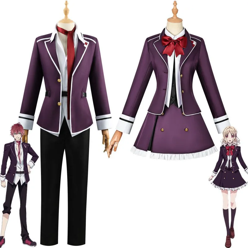 Diabolik Lovers Costume Komori Yui JK Uniform Skirts Sakamaki Ayato Cosplay School Uniforms Halloween Anime Vampire Costumes