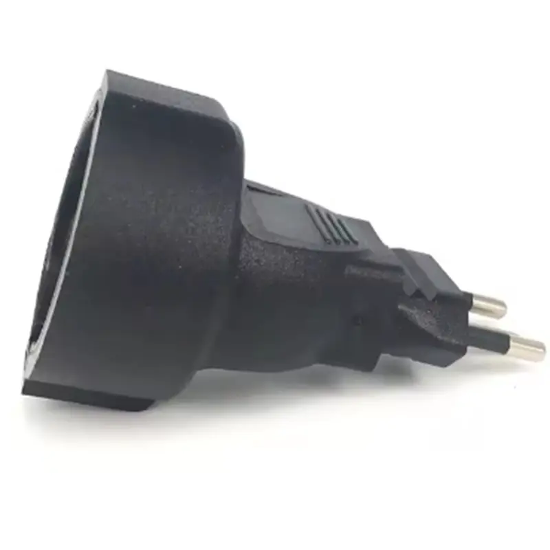 【A28I Converter Plug, 3-Pin Socket Adapter, Power Socket Plug Adapter EU Style EU PLUG