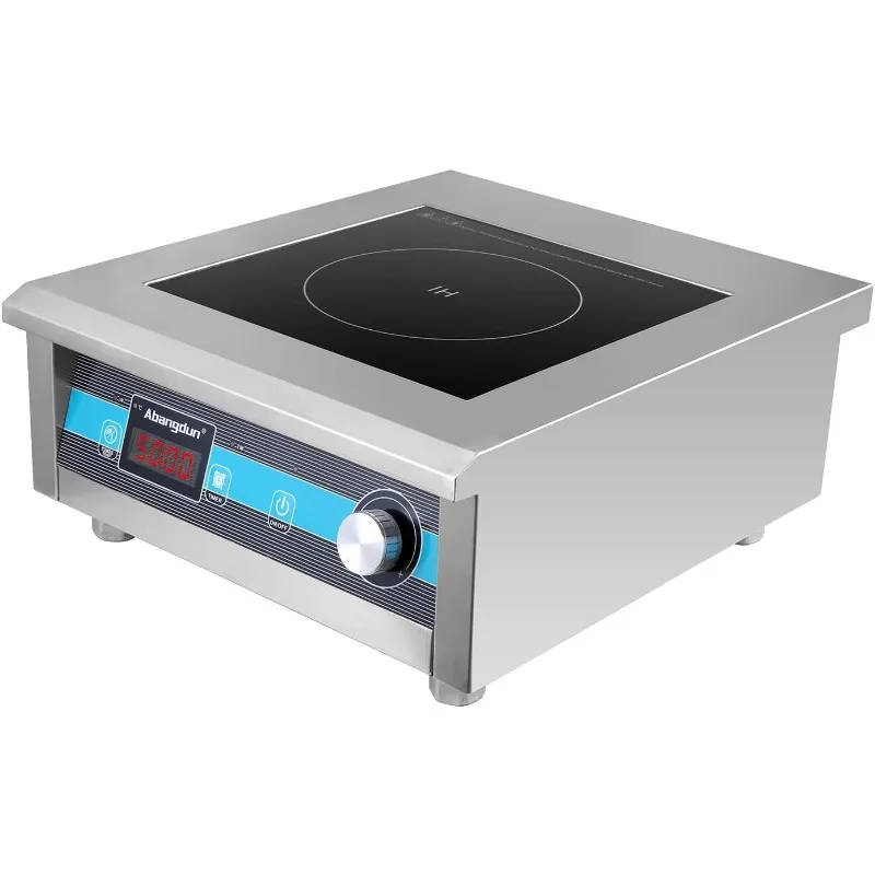 

Commercial Induction Cooktop 5000W/220V Commercial Range Countertop Burners Hot Plate for Kitchen Restaurants