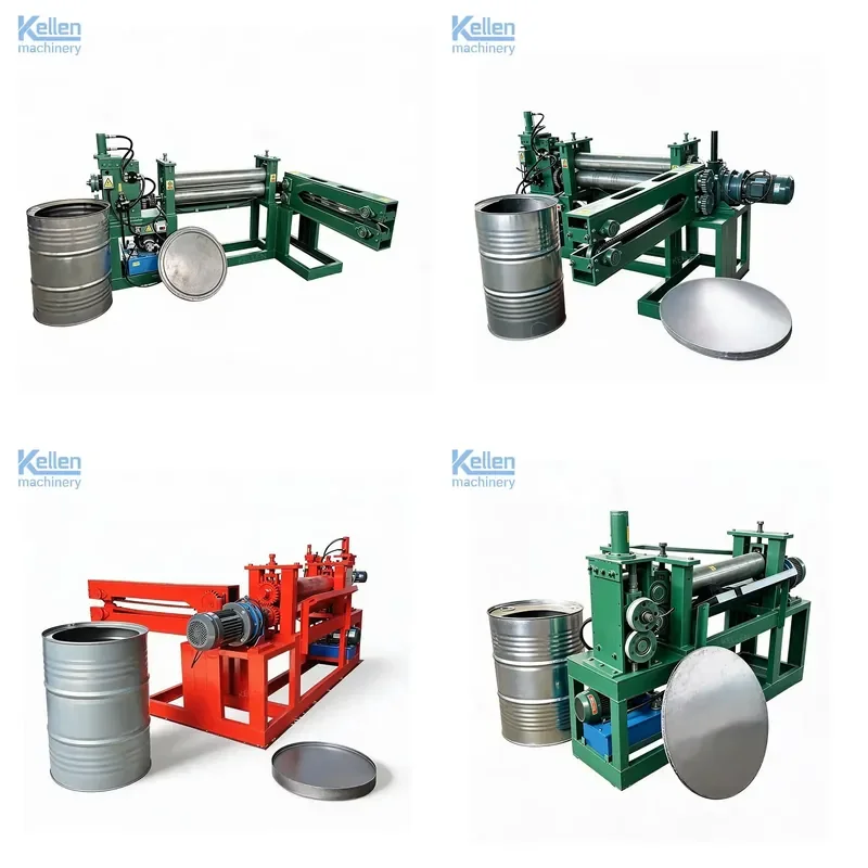 

YWM Certificate Hydraulic Double Axis Oil Drum Cutting and Flattening Machine Steel Barrel Shearing Equipment