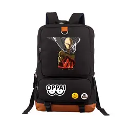 Hot  Japan anime One-Punch Man Casual Backpack Cosplay Preppy Style School Bag men women Canvas Travel Backpacks