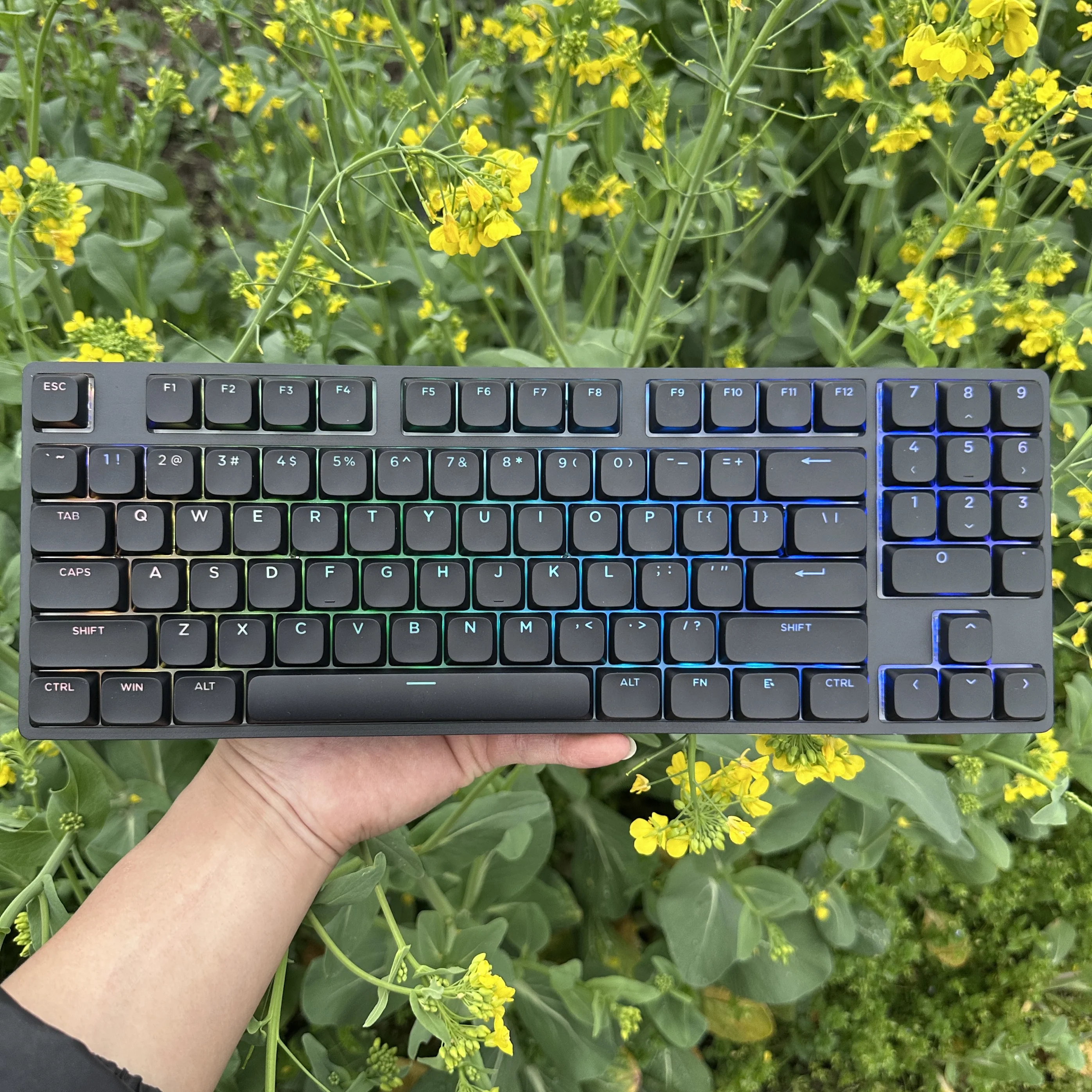 Teamwolf Lm89 Low Profile Wireless Mechanical Keyboard Customized Tri-mode Bluetooth RGB  E-sports Gaming Office Keyboard Gift