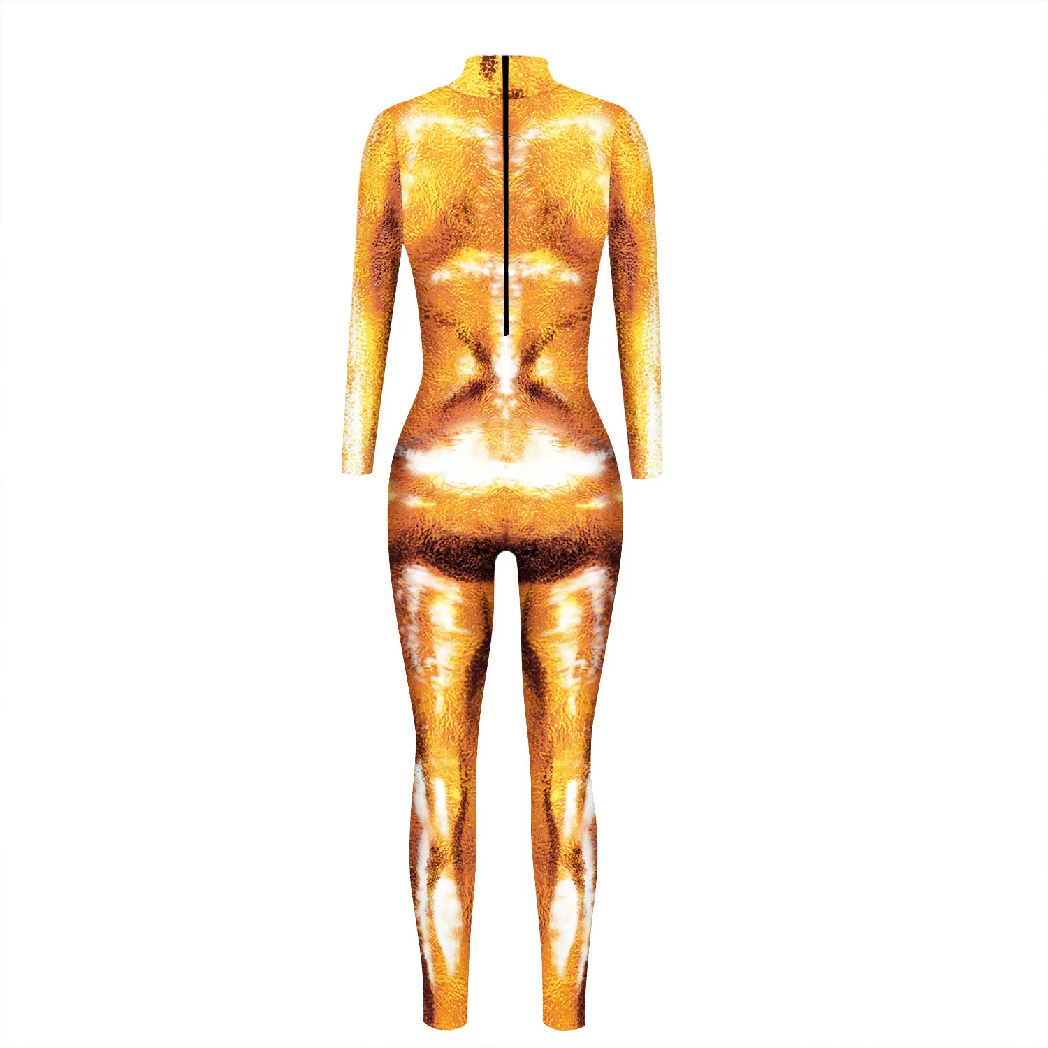 Roboter-Punk-Jumpsuit Catsuit Sexy Damen Cosplay Kostüme Zentai Karneval Halloween Bühnenauftritt Aerial Yoga Bodysuit 2026 – Detail 10
