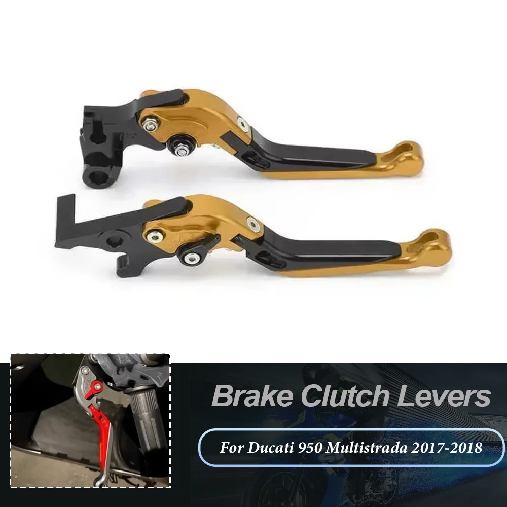 Motorcycle Brake Clutch Levers For Ducati 950 Multistrada 821 MONSTER Dark Stripe HYPERMOTARD 821 HYPERSTRADA 2013-2015